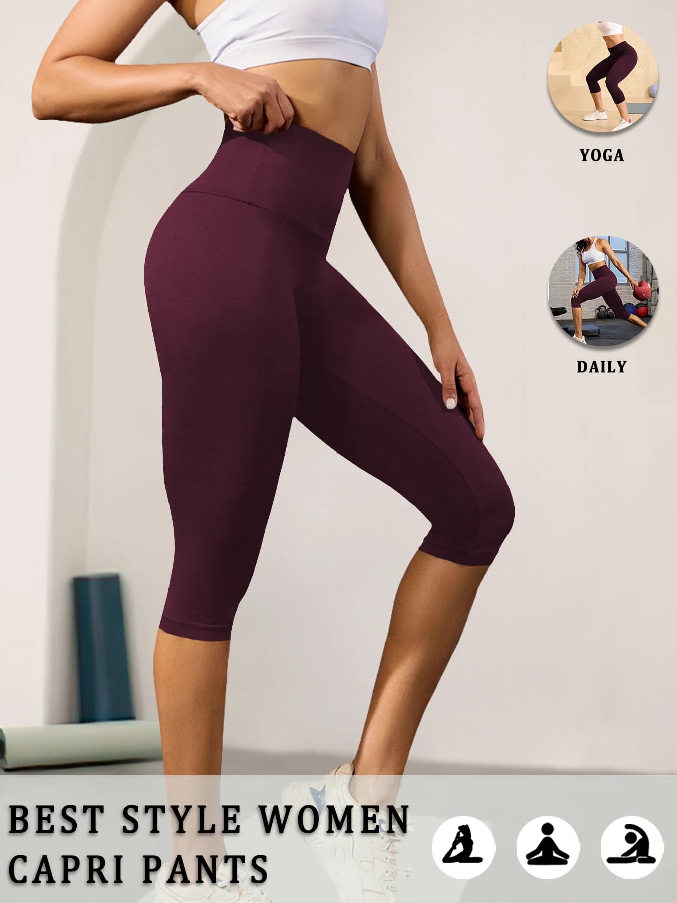 Cozy Capri Legging in Black